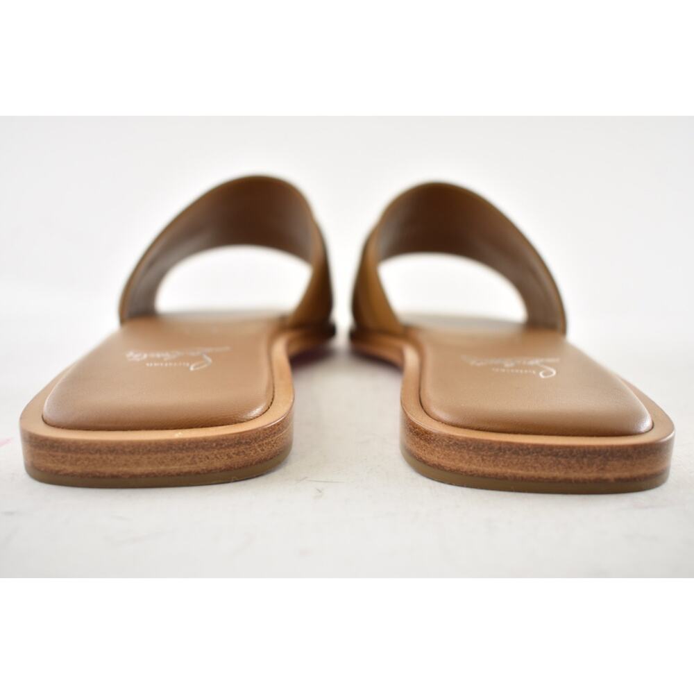 Christian Louboutin Chambelimule Donna Flat Tera Brown Leather Slide Sandal 36 - Picture 15 of 16